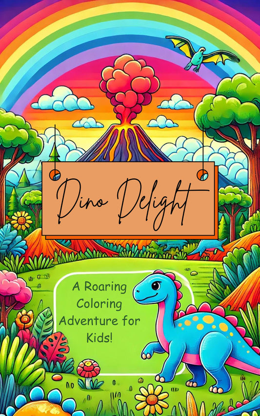 Dino Delight: A Roaring Coloring Adventure for Kids!